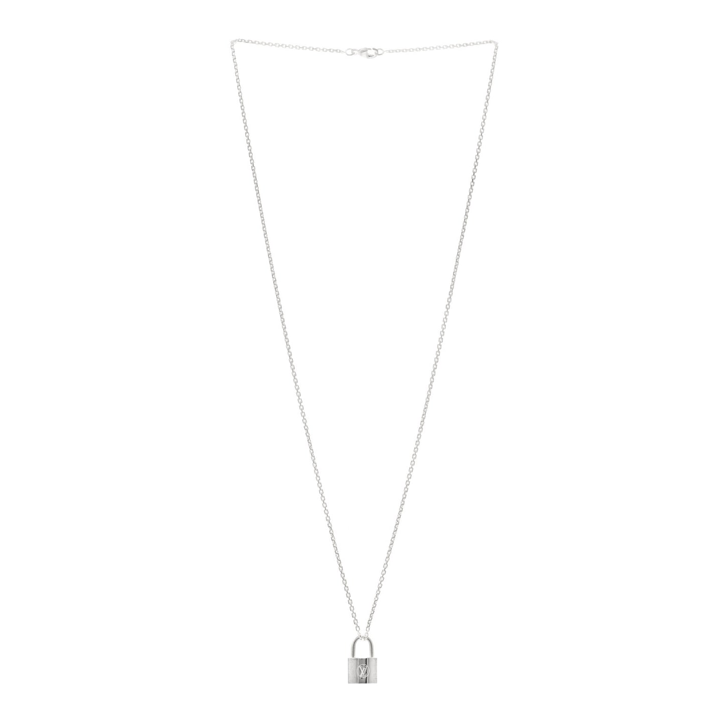 Sterling Silver Lockit Necklace