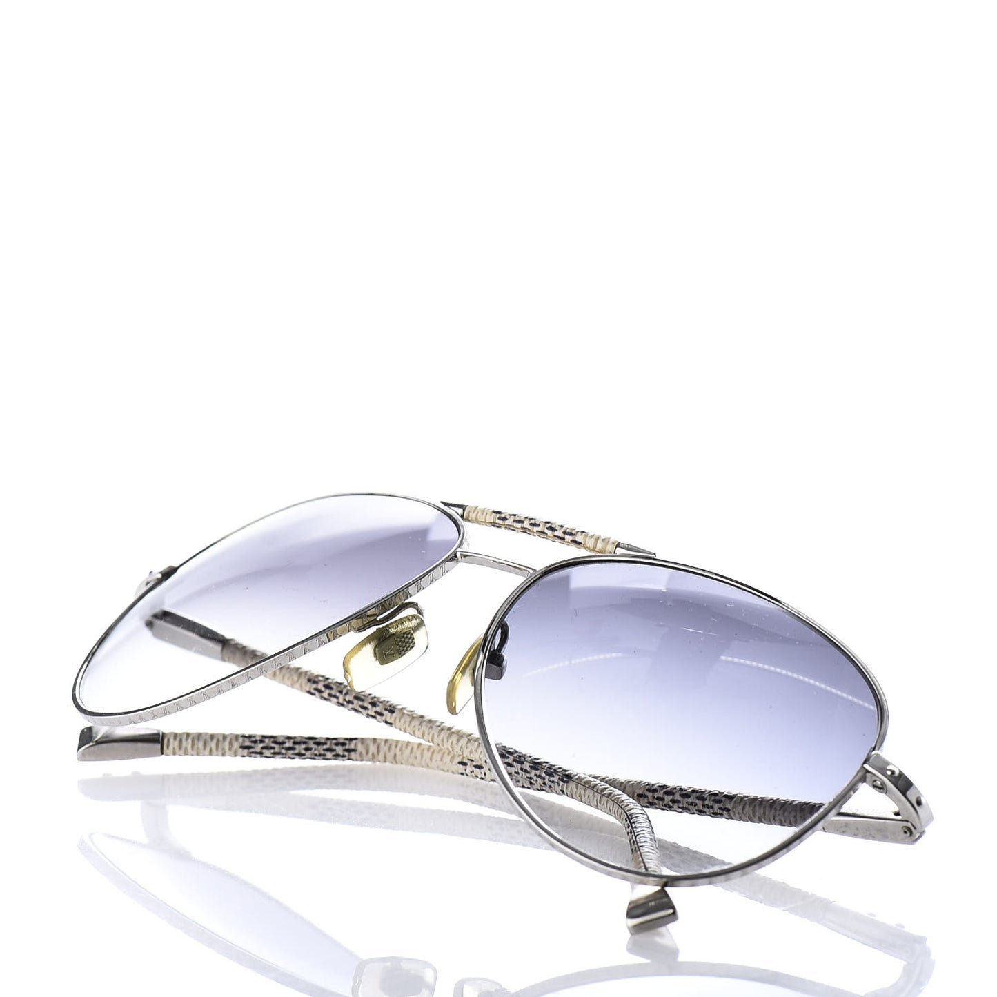 Damier Azur Conspiration Pilote Aviator Sunglasses Z0203U
