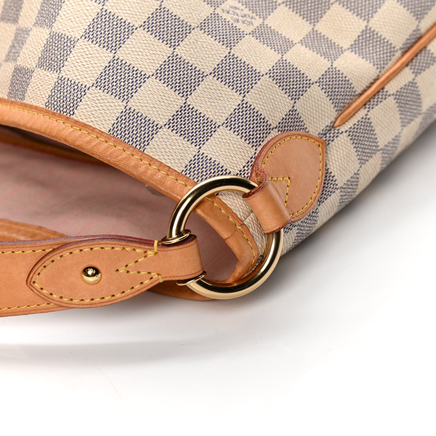 Louis Vuitton Damier Azur Delightful PM Rose Ballerine 7 of 13