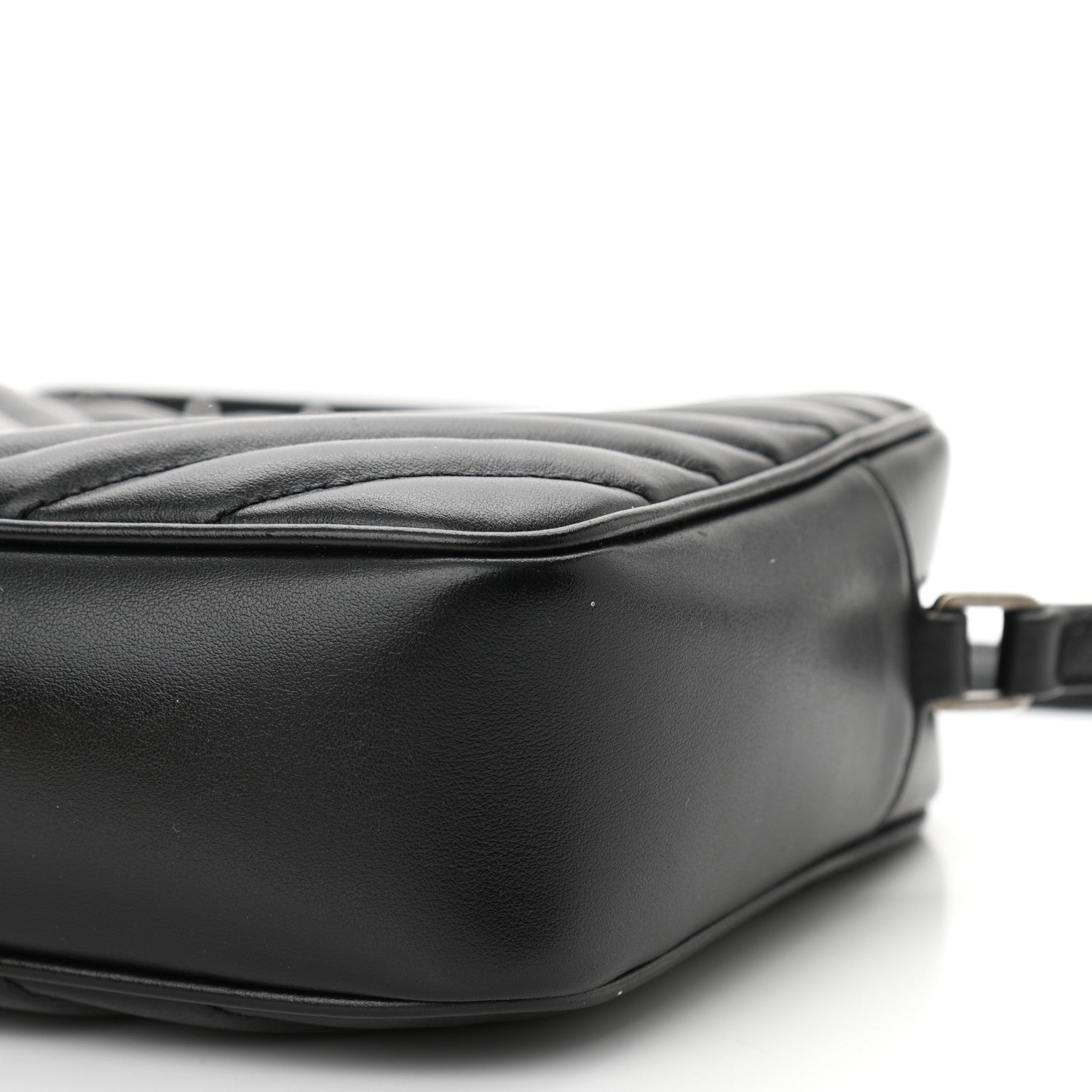 Saint Laurent Calfskin Matelasse Monogram Lou Camera Bag Black 10 of 10