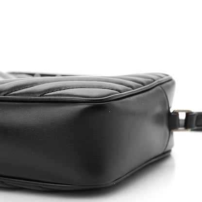 Saint Laurent Calfskin Matelasse Monogram Lou Camera Bag Black 10 of 10
