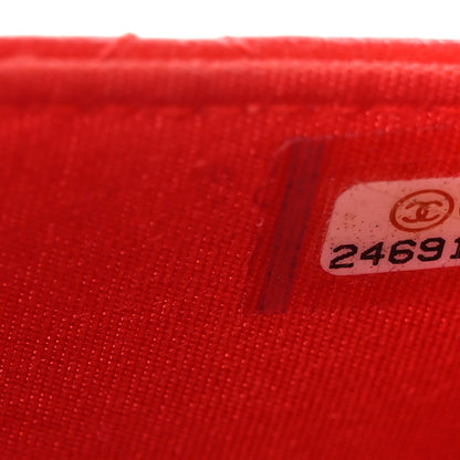 Chanel Lambskin Quilted Trendy CC Wallet On Chain WOC Red 9 of 11