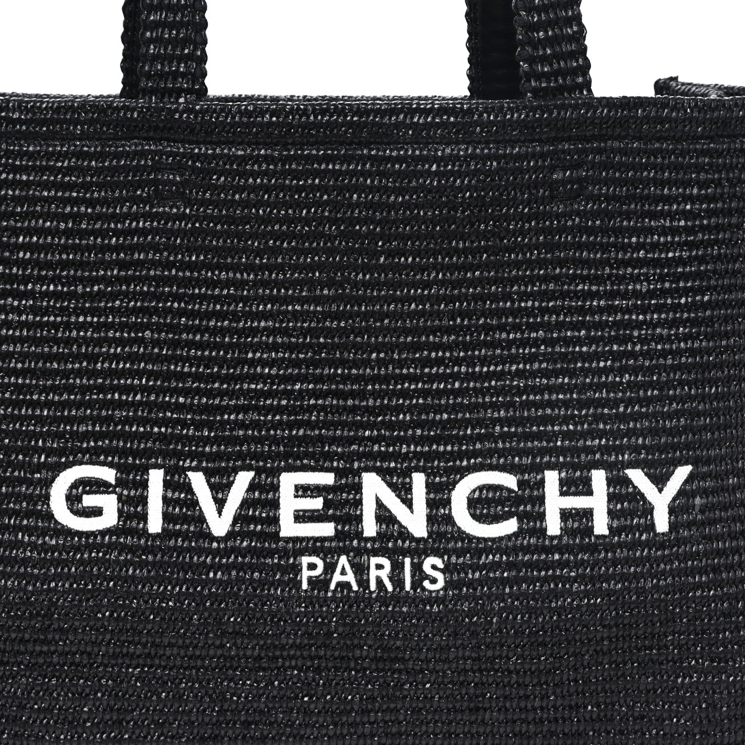 Givenchy Raffia Large G Shopping Tote Black 8 of 10
