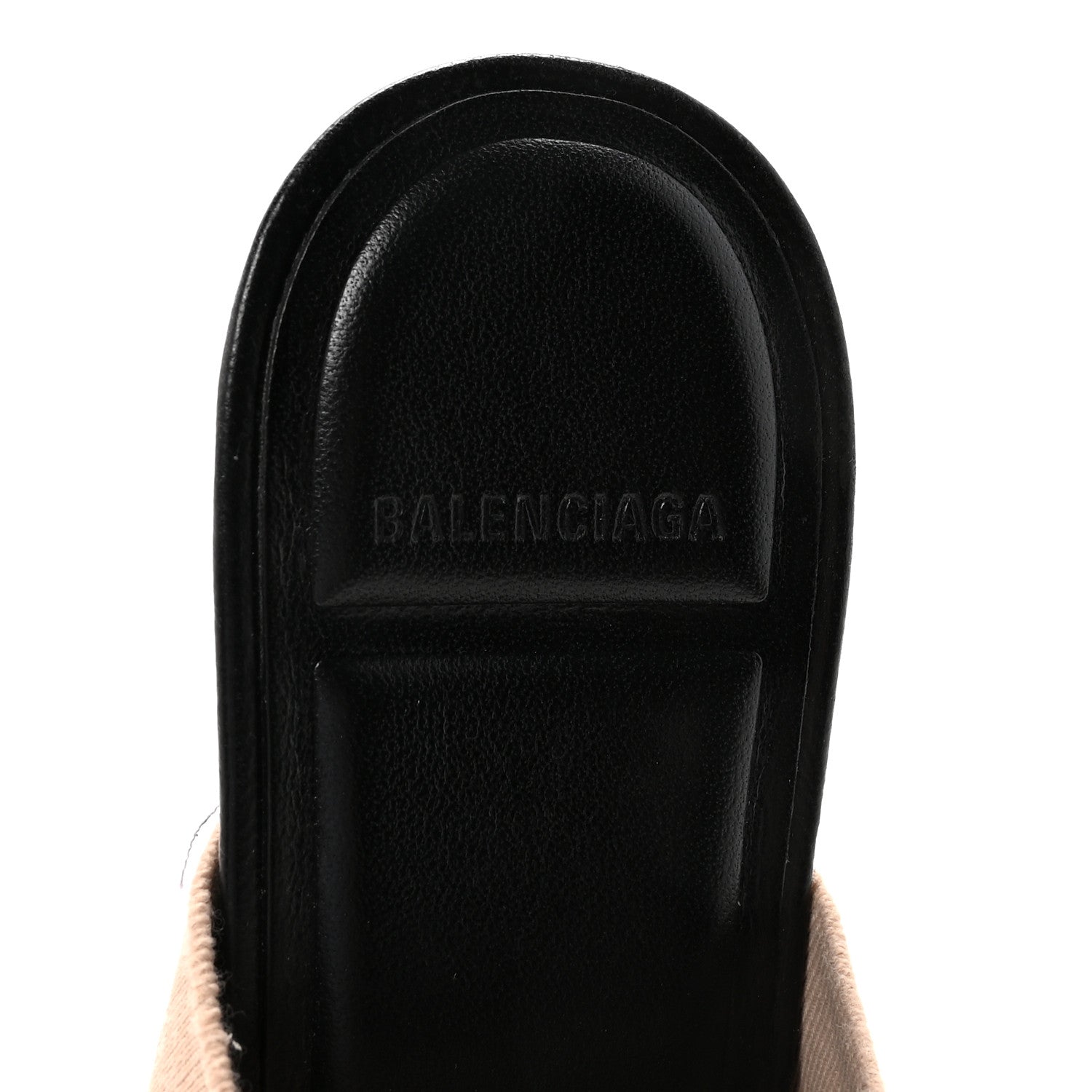 Balenciaga Stretch Knit Mule Sandal 37 Beige 8 of 8