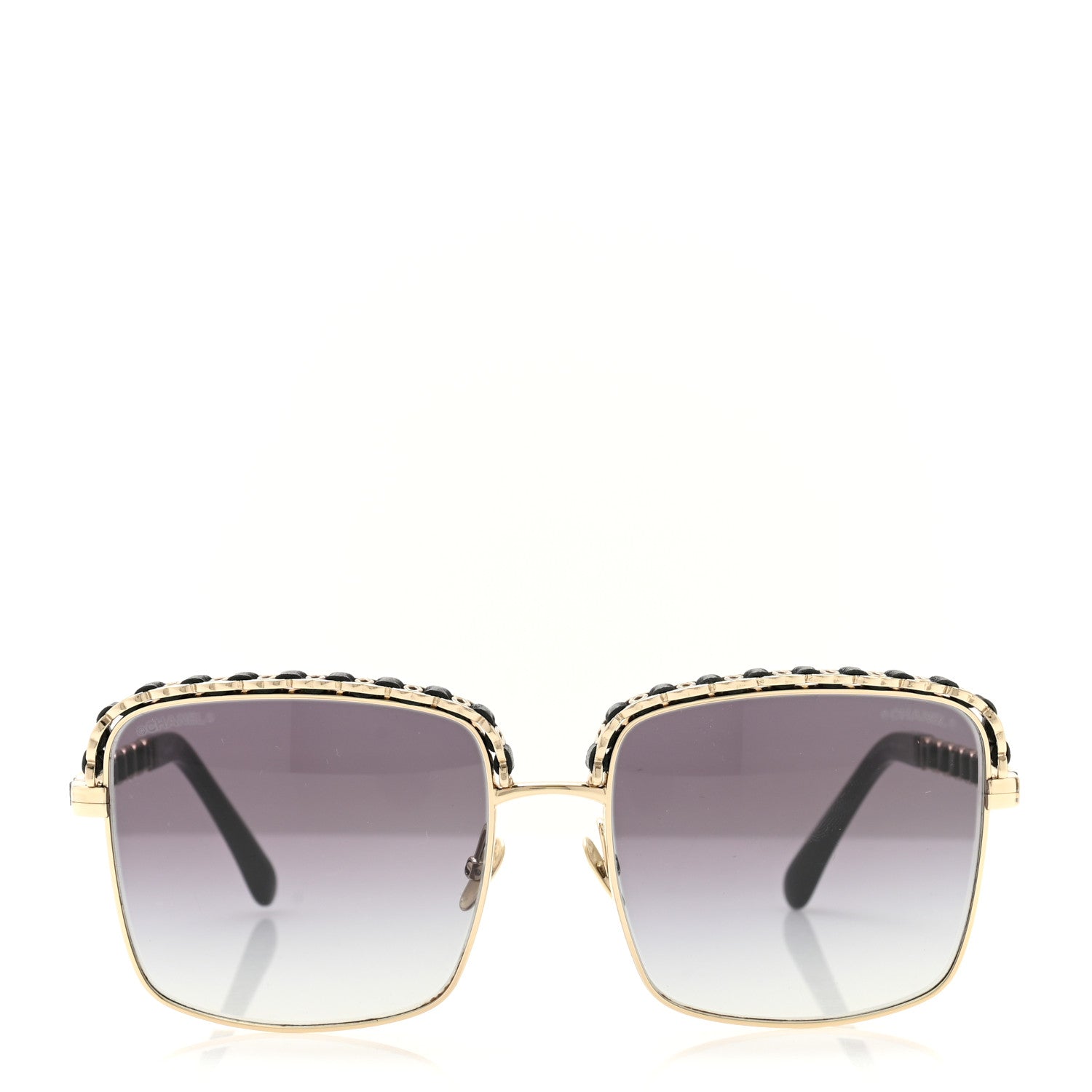 Chanel Metal Square Chain Sunglasses 71369 Grey 2 of 8