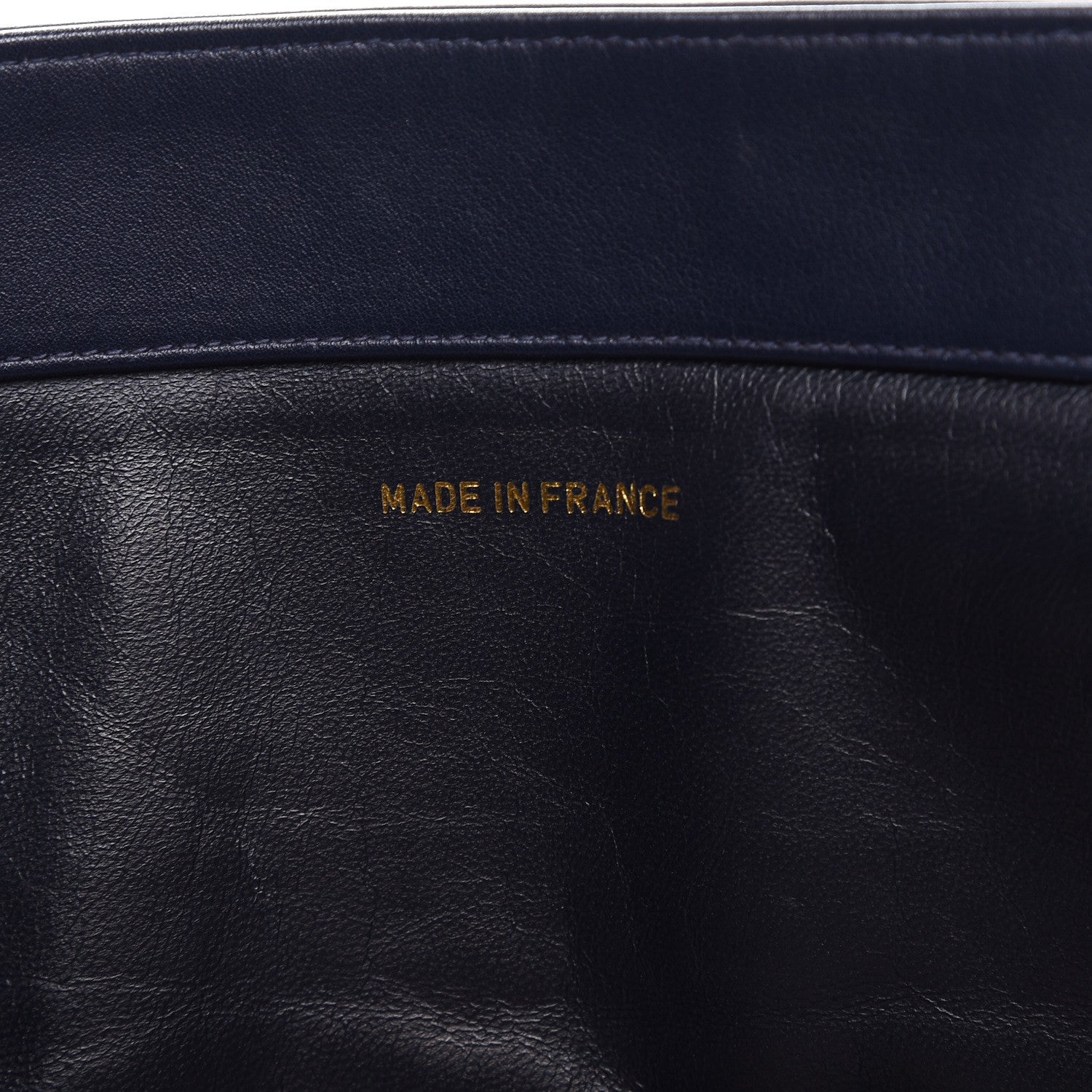 Chanel Lambskin CC Tote Navy 8 of 12