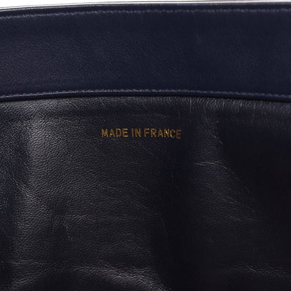 Chanel Lambskin CC Tote Navy 8 of 12