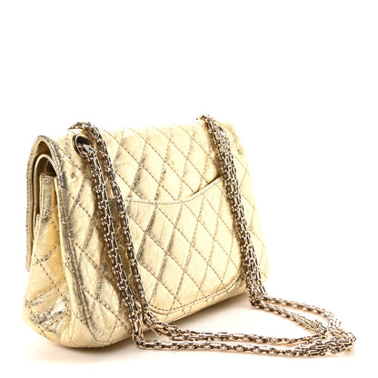 Chanel Metallic Aged Calfskin Quilted 2.55 Reissue 225 Flap Gold 3 of 10