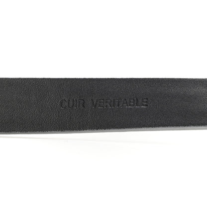 Chanel Glitter Calfskin CC Logo Skinny Belt 70 28 Silver 6 of 8