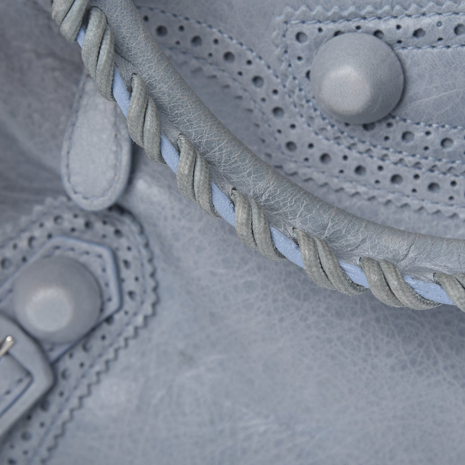 Balenciaga Agneau Giant Brogues Hardware Mid Day Sky 12 of 13