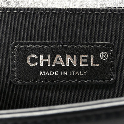 Chanel Lambskin Quilted Medium Boy Flap Black 6 of 10
