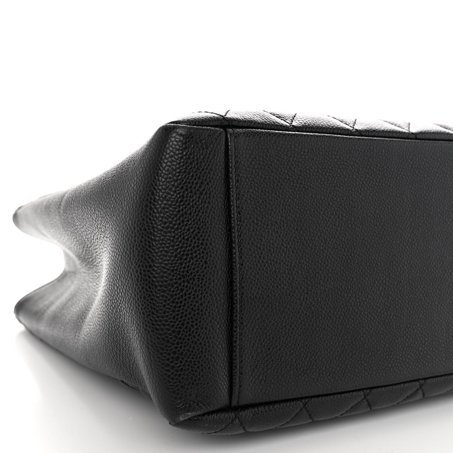 Chanel Caviar Quilted Grand Shopping Tote GST Black 9 of 12