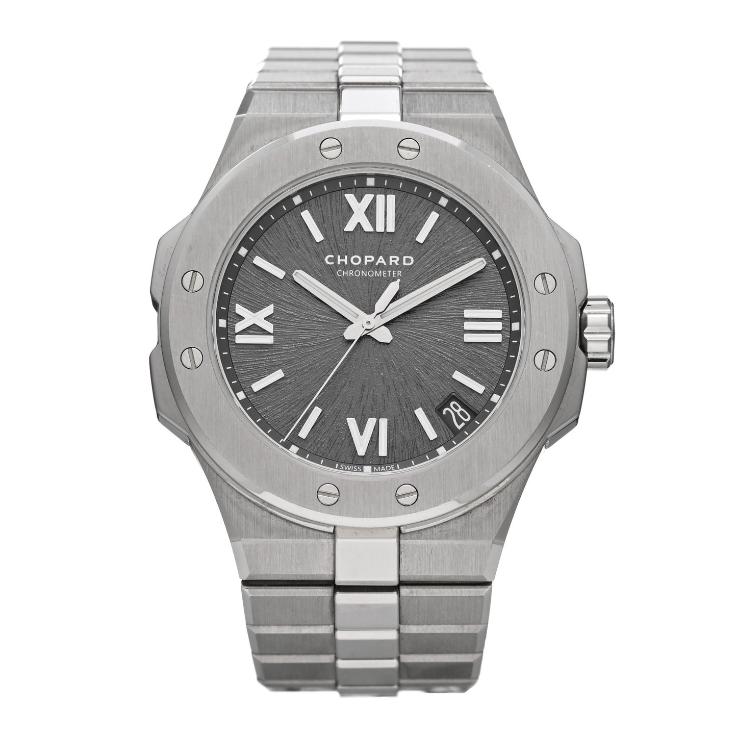 Stainless Steel 41mm Alpine Eagle Automatic Watch Grey