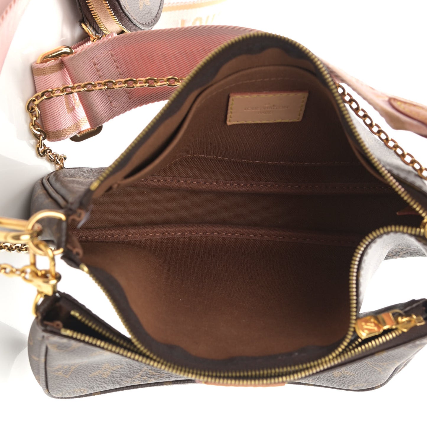 Monogram Multi Pochette Accessories Rose Clair