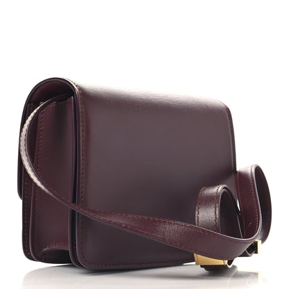 Celine Box Calfskin Small Classic Box Flap Bag Burgundy 3 of 10