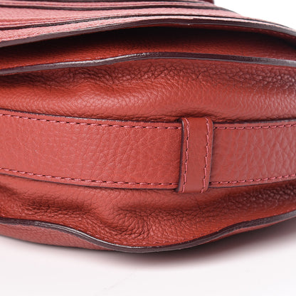Chloe Calfskin Medium Marcie Round Crossbody Bag Berry Cupcake 11 of 14