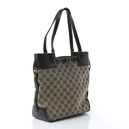 Gucci Monogram Small Bucket Tote Dark Brown 3 of 12