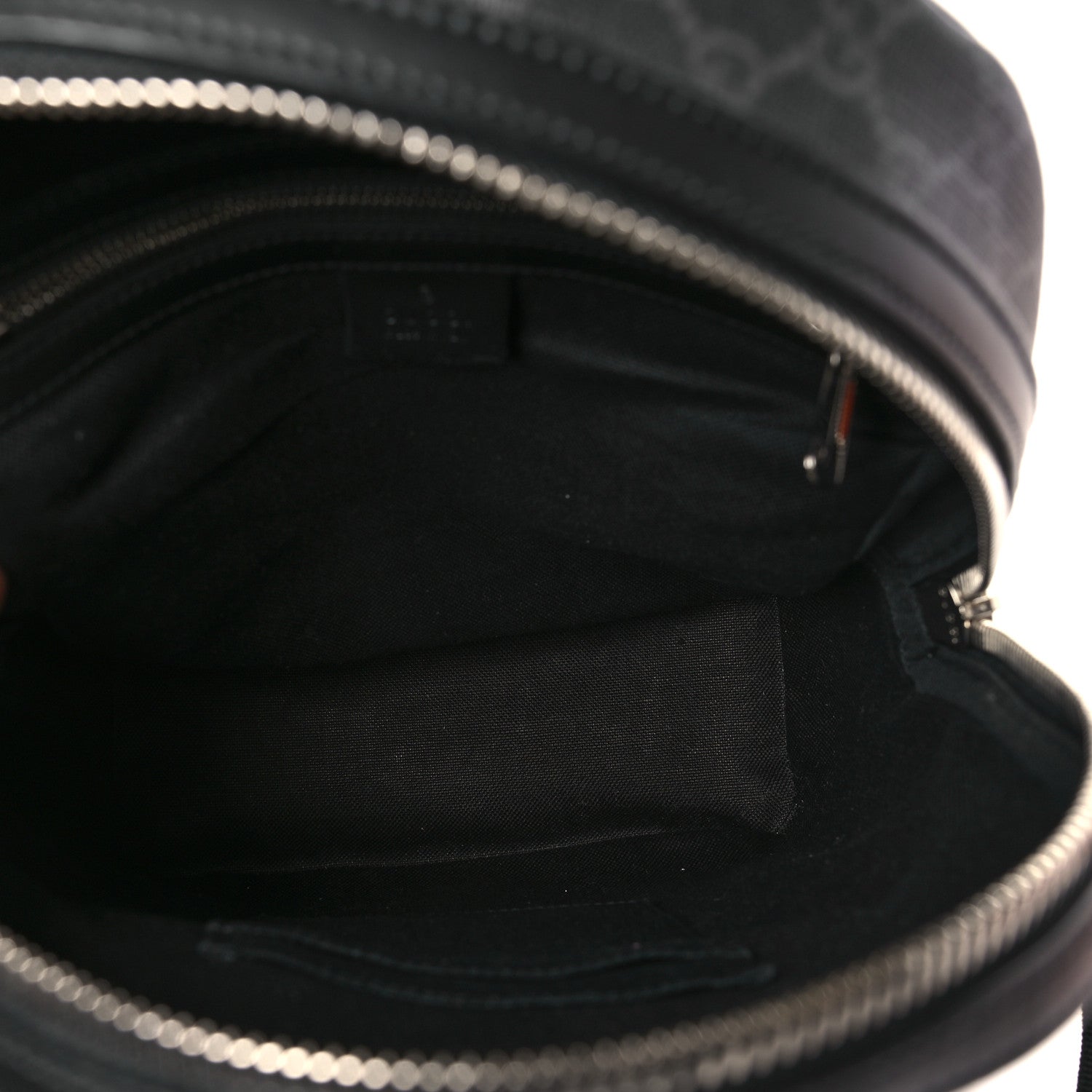 Gucci GG Supreme Monogram Appia Calfskin Web Small Day Backpack Black 5 of 9