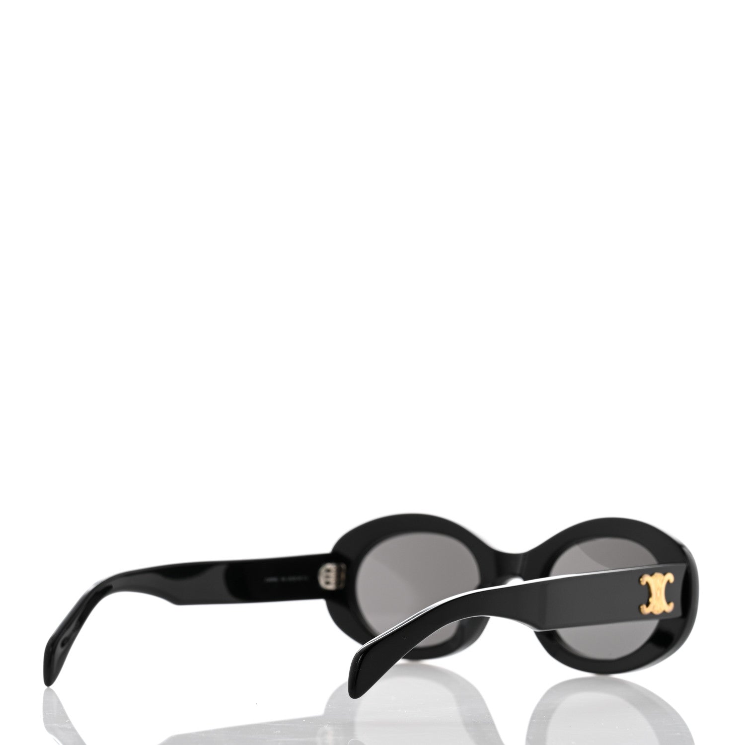 Celine Acetate Triomphe 01 Sunglasses CL 40194U Black 4 of 7