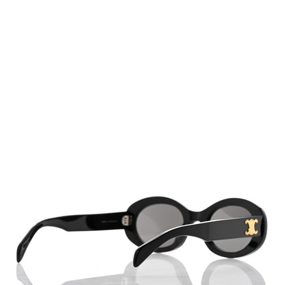 Celine Acetate Triomphe 01 Sunglasses CL 40194U Black 4 of 7