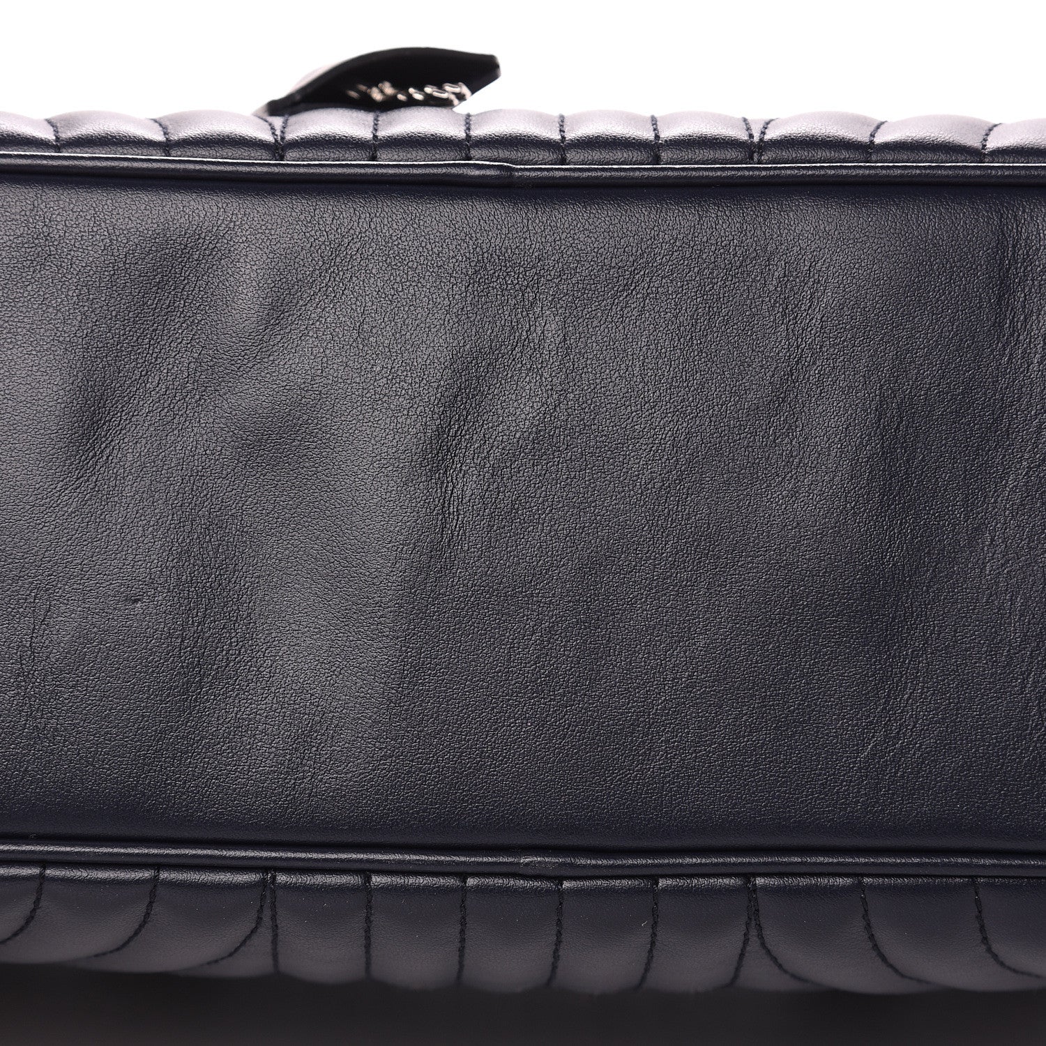 Prada Soft Calfskin Impunture Diagramme Large Top Handle Bag Baltico 10 of 10