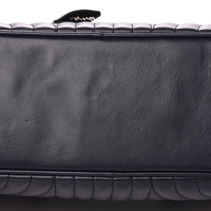 Prada Soft Calfskin Impunture Diagramme Large Top Handle Bag Baltico 10 of 10