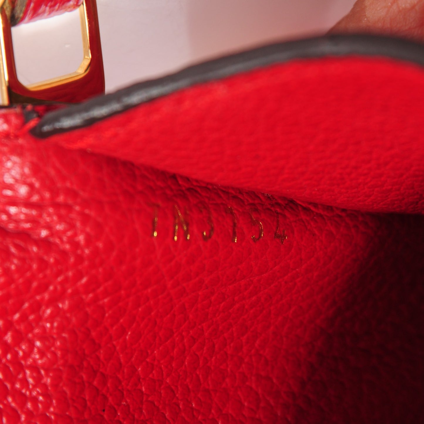 Empreinte Key Pouch Cherry