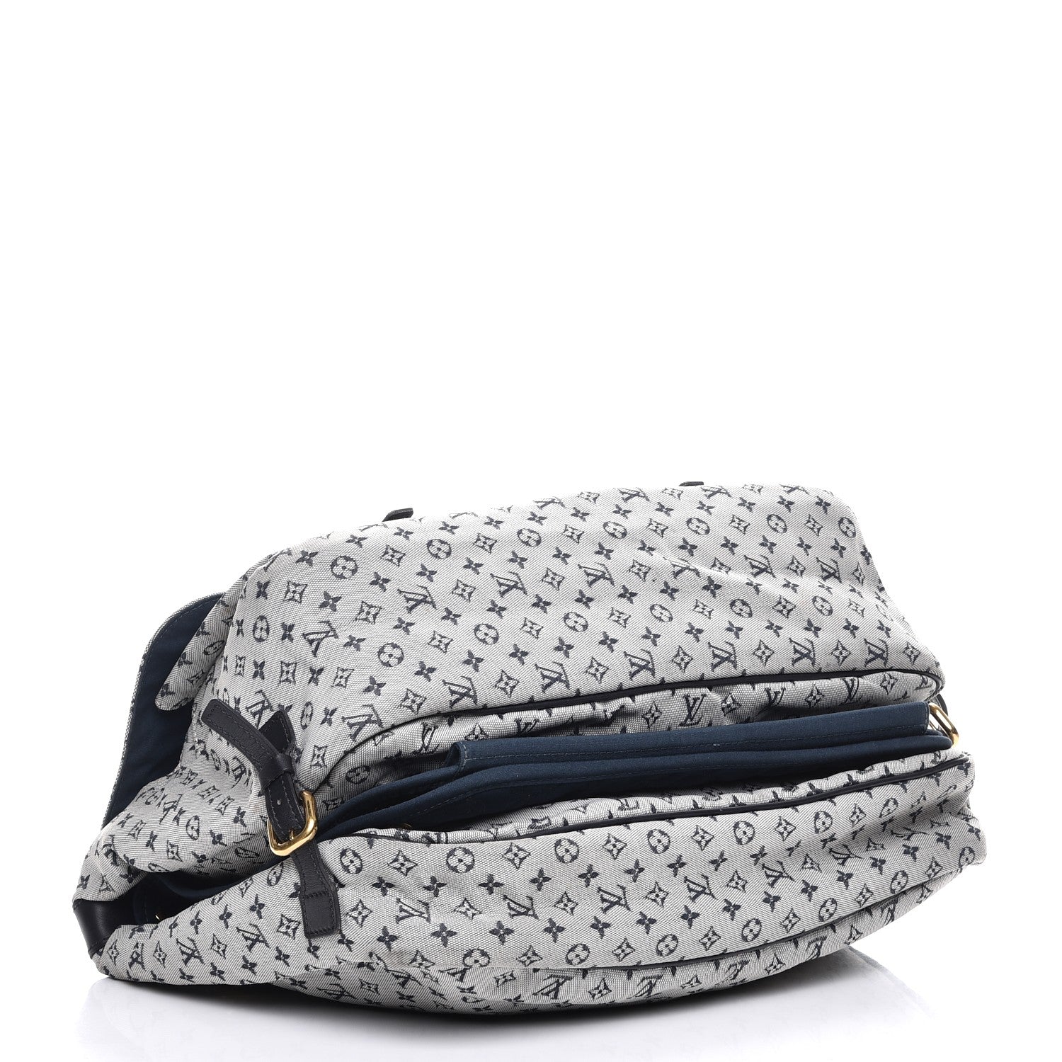 Louis Vuitton Mini Lin Sac a Langer Diaper Bag Blue 4 of 12