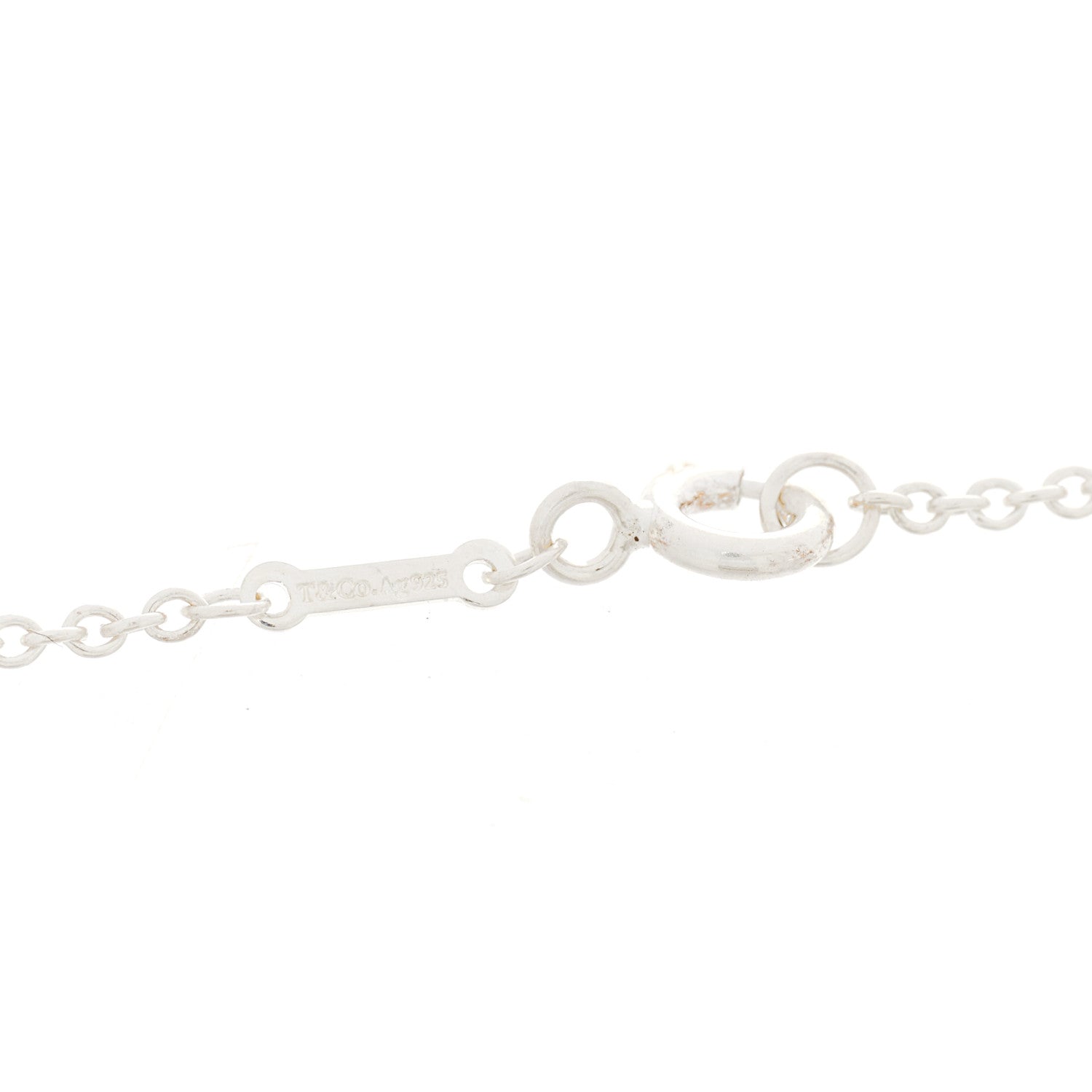 Tiffany Sterling Silver Paloma Picasso Olive Leaf Heart Bracelet 3 of 5