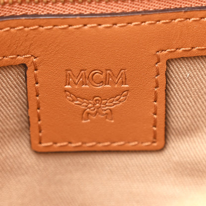 MCM Visetos Medium Crossbody Pouch Cognac 6 of 10