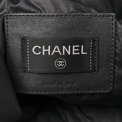 Chanel Nylon Tweed Coco Neige Backpack Black Pink 5 of 8