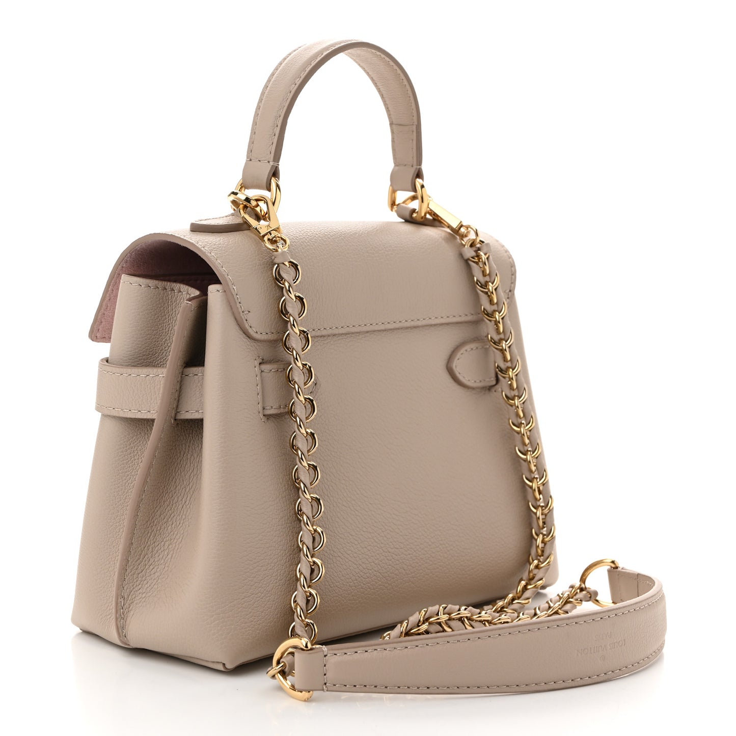 Soft Calfskin Mini Lockme Ever Greige