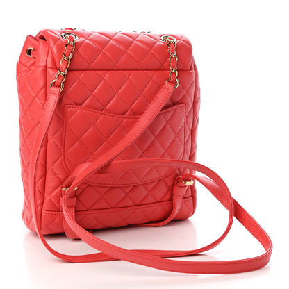 Chanel Lambskin Quilted Small Urban Spirit Backpack Red 3 of 10