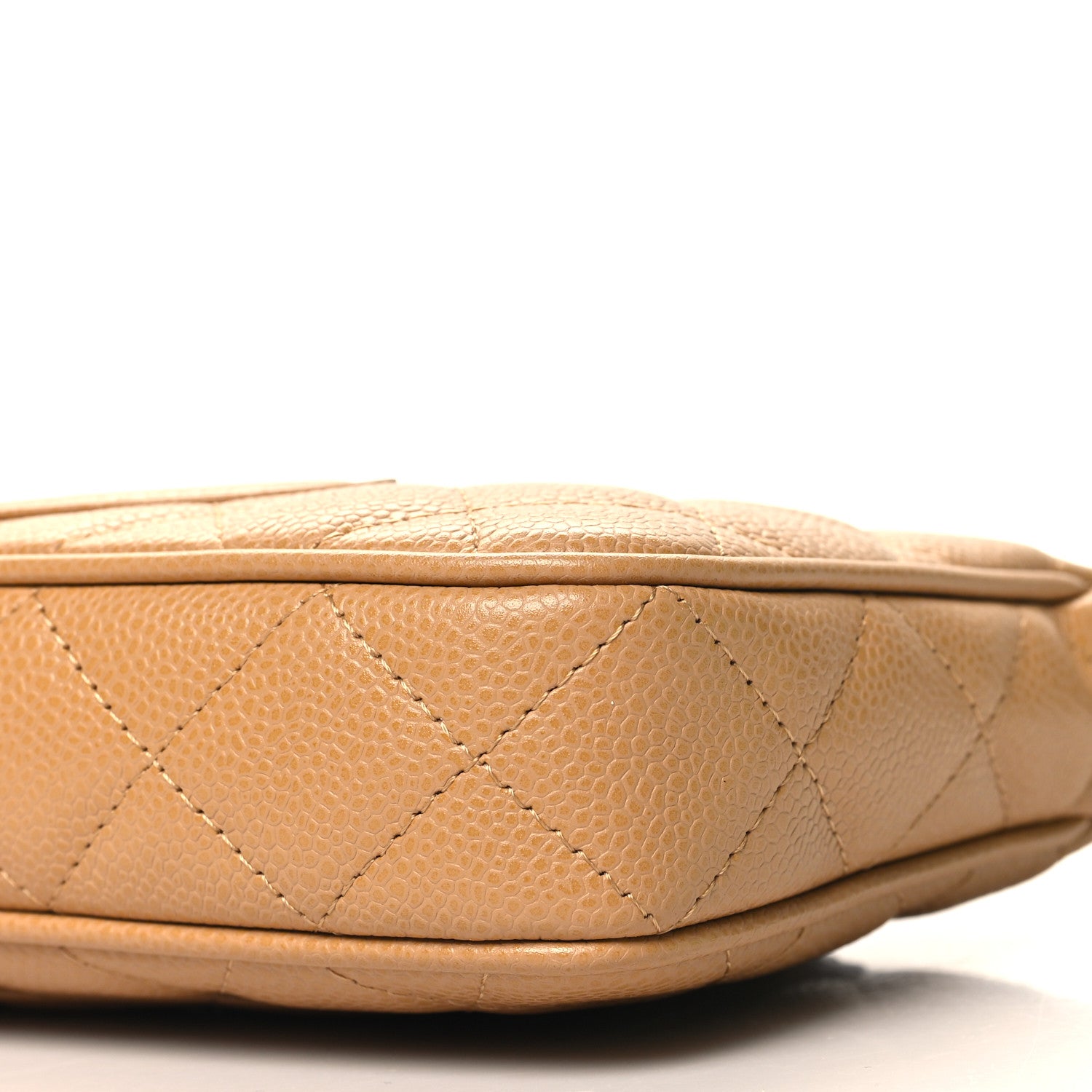 Chanel Caviar Quilted Timeless CC Shoulder Bag Beige 10 of 10