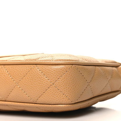 Chanel Caviar Quilted Timeless CC Shoulder Bag Beige 10 of 10