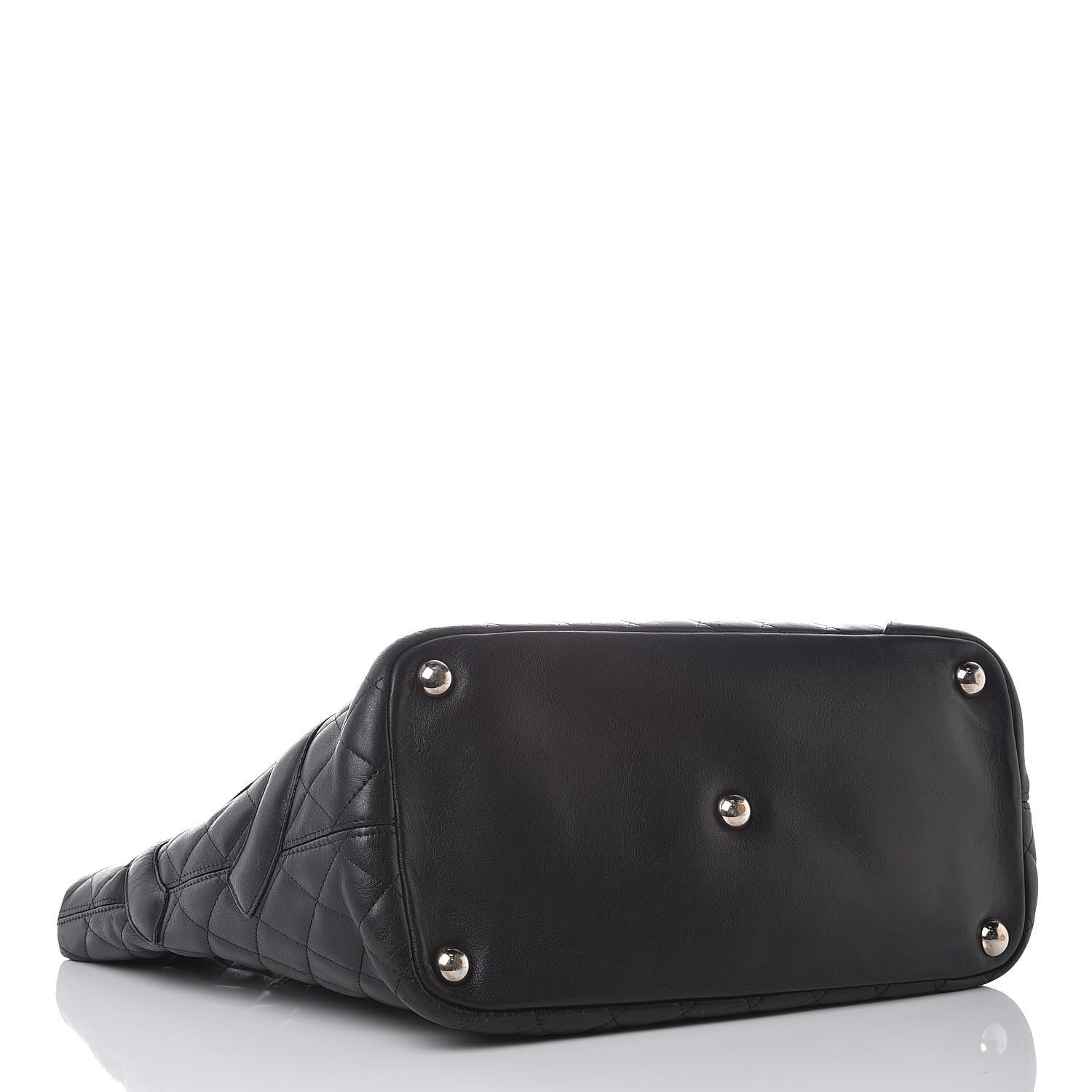 Chanel Calfskin Quilted Large Cambon Tote Black 4 of 13