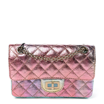 Chanel Metallic Goatskin Quilted Mini 2.55 Reissue Flap Multicolor 1 of 10