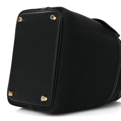 Hermes Toile Goeland Swift Cargo Picotin Lock 18 Bleu Marine 10 of 11