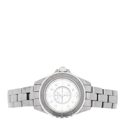 Chanel Titanium Ceramic Diamond 29mm J12 Chromatic Quartz Watch 2 of 4
