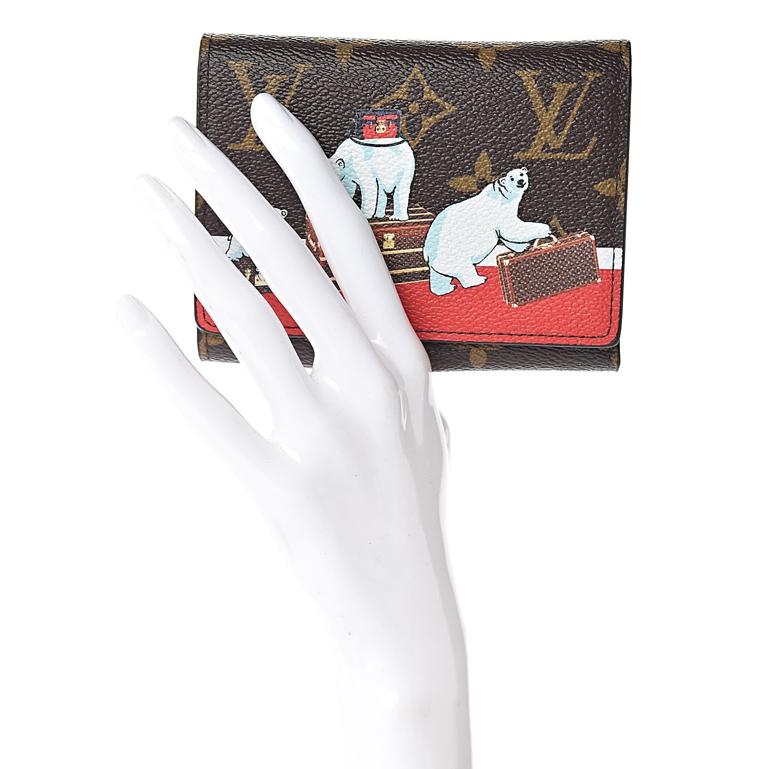 Louis Vuitton Monogram 2017 Christmas Animation Victorine Wallet 2 of 6