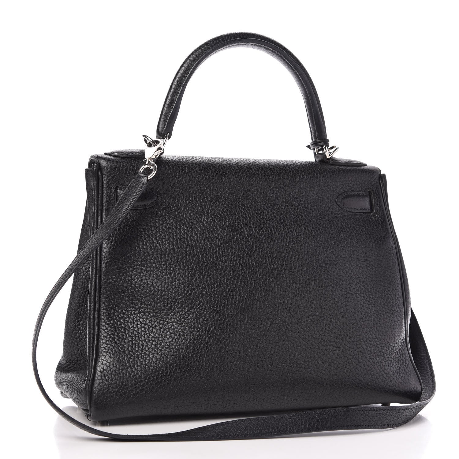 Hermes Taurillon Clemence Kelly Retourne 28 Black 3 of 10