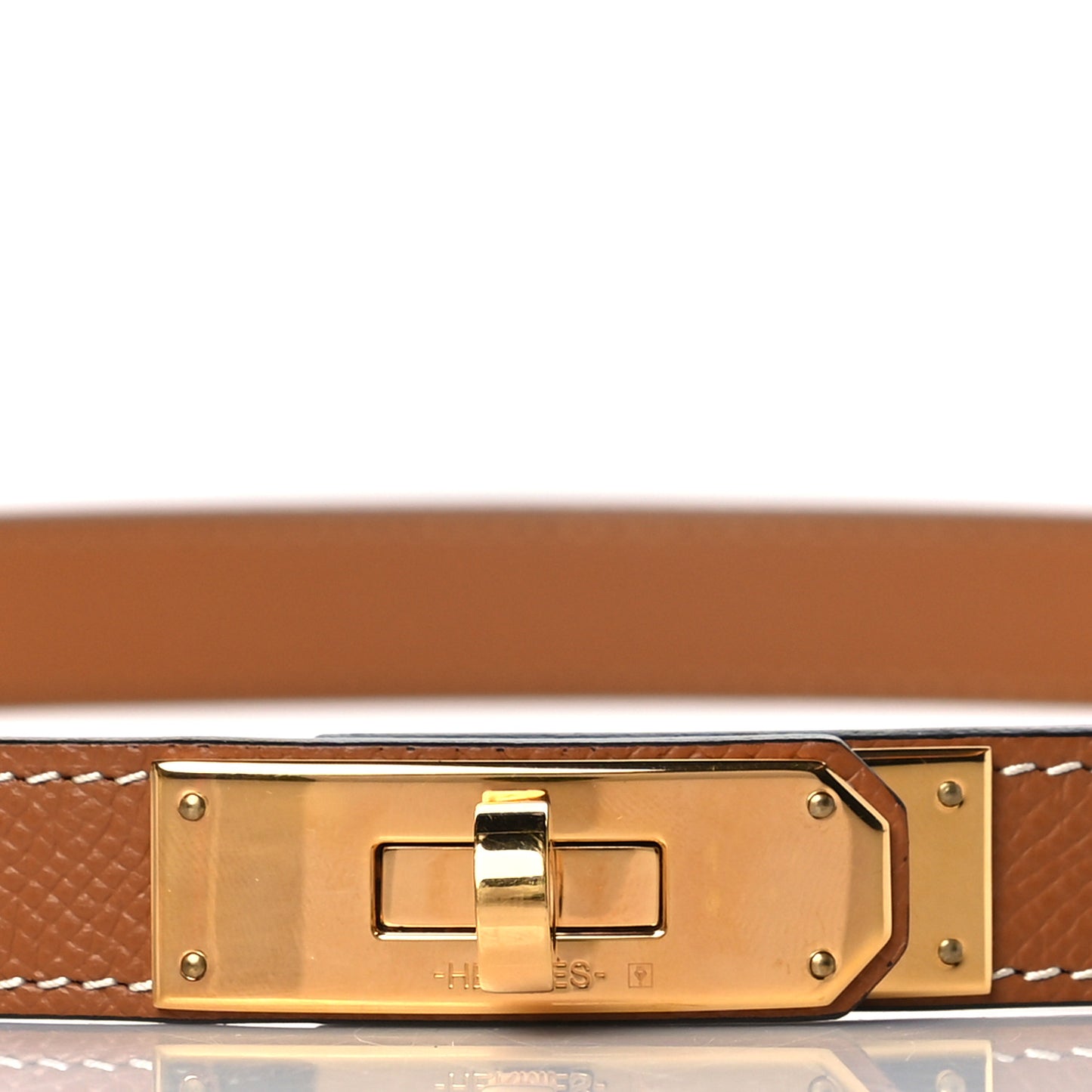 Epsom Kelly Belt Gold