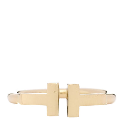 Tiffany 18K Yellow Gold T Wire Ring 48 4.5 1 of 5