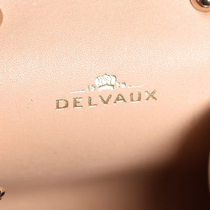 Delvaux Calfskin Mini Brillant Bag Charm Fuchsia 7 of 7