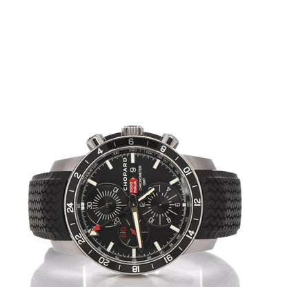 Chopard Stainless Steel Rubber 42mm Mille Miglia Chronograph Automatic Watch Black 4 of 8