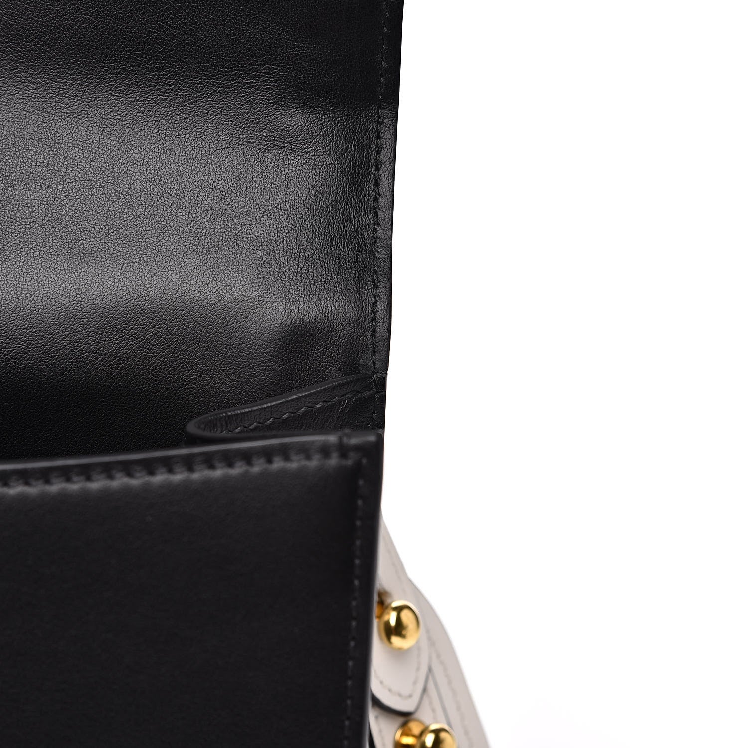 Prada City Calfskin Pionniere Saddle Bag Black White 13 of 15