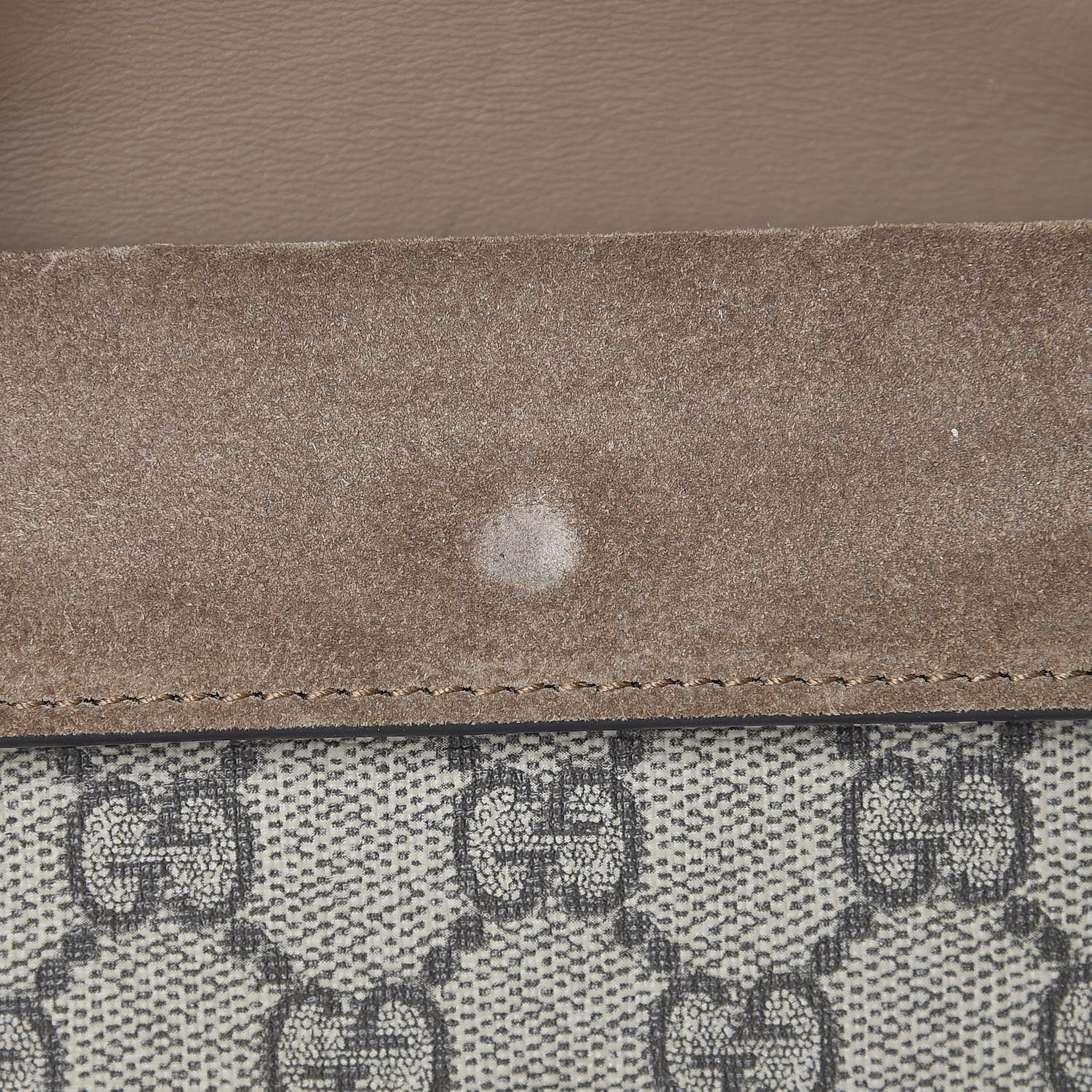 Gucci GG Supreme Monogram Super Mini Dionysus Shoulder Bag Taupe 7 of 7