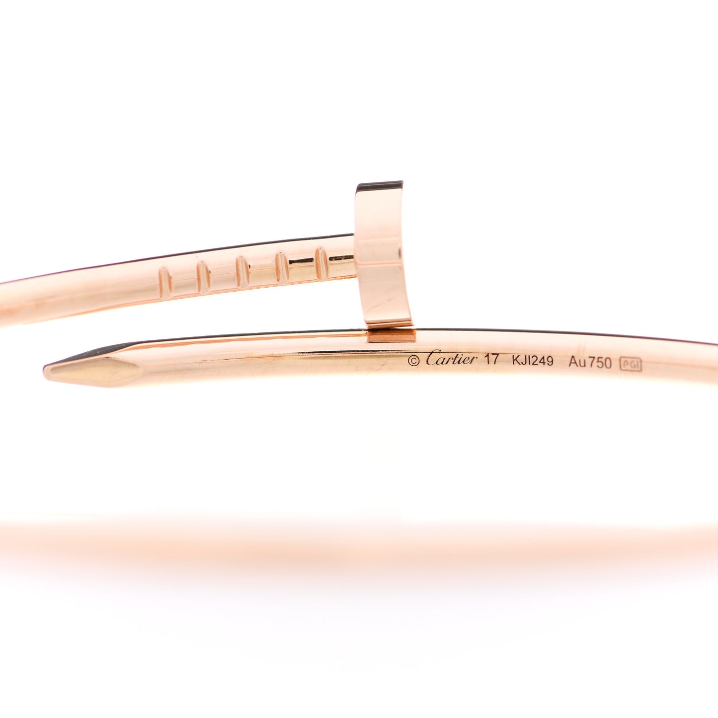 18K Pink Gold Small Juste Un Clou Bracelet 17