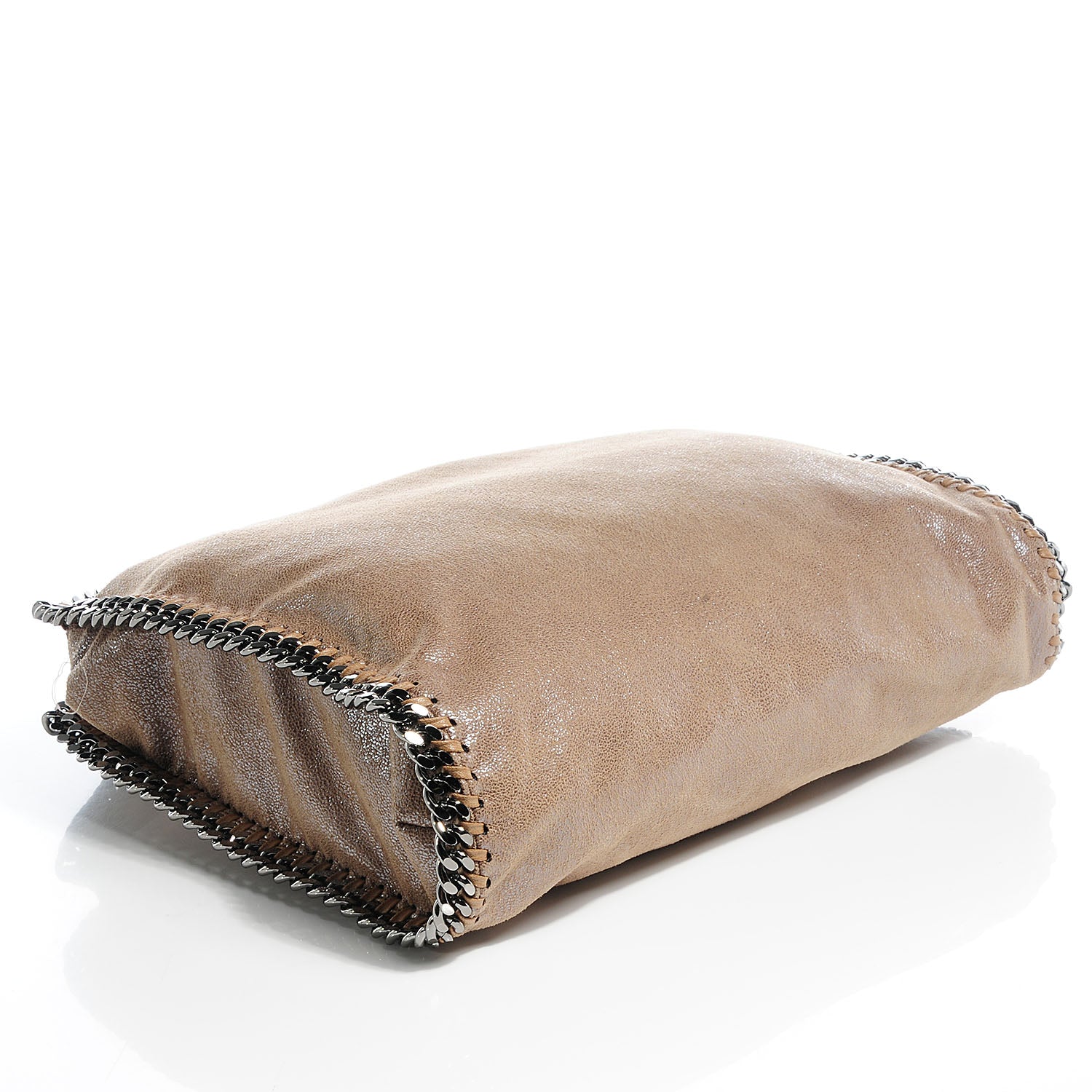 Stella McCartney Faux Leather Shaggy Deer Small Falabella Tote Chamois 4 of 9