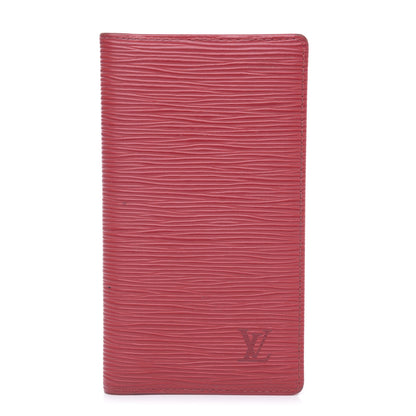 Louis Vuitton Epi Checkbook Organizer Wallet Rouge 1 of 9